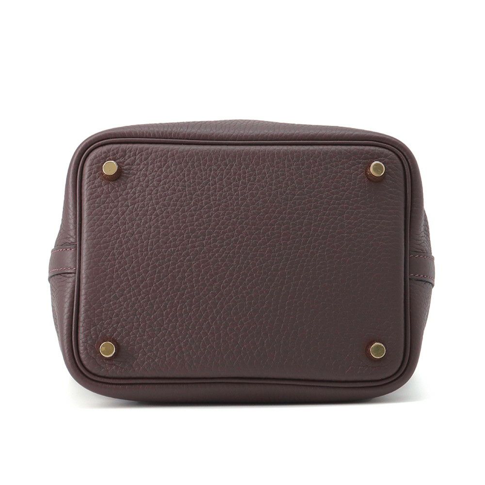 エルメス ハンドバッグ ピコタンロックPM エベンヌ/ゴールド金具 トリヨンクレマンス W刻印