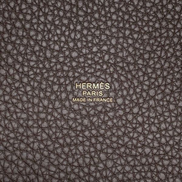 エルメス ハンドバッグ ピコタンロックPM エベンヌ/ゴールド金具 トリヨンクレマンス W刻印