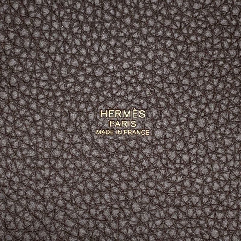 エルメス ハンドバッグ ピコタンロックPM エベンヌ/ゴールド金具 トリヨンクレマンス W刻印