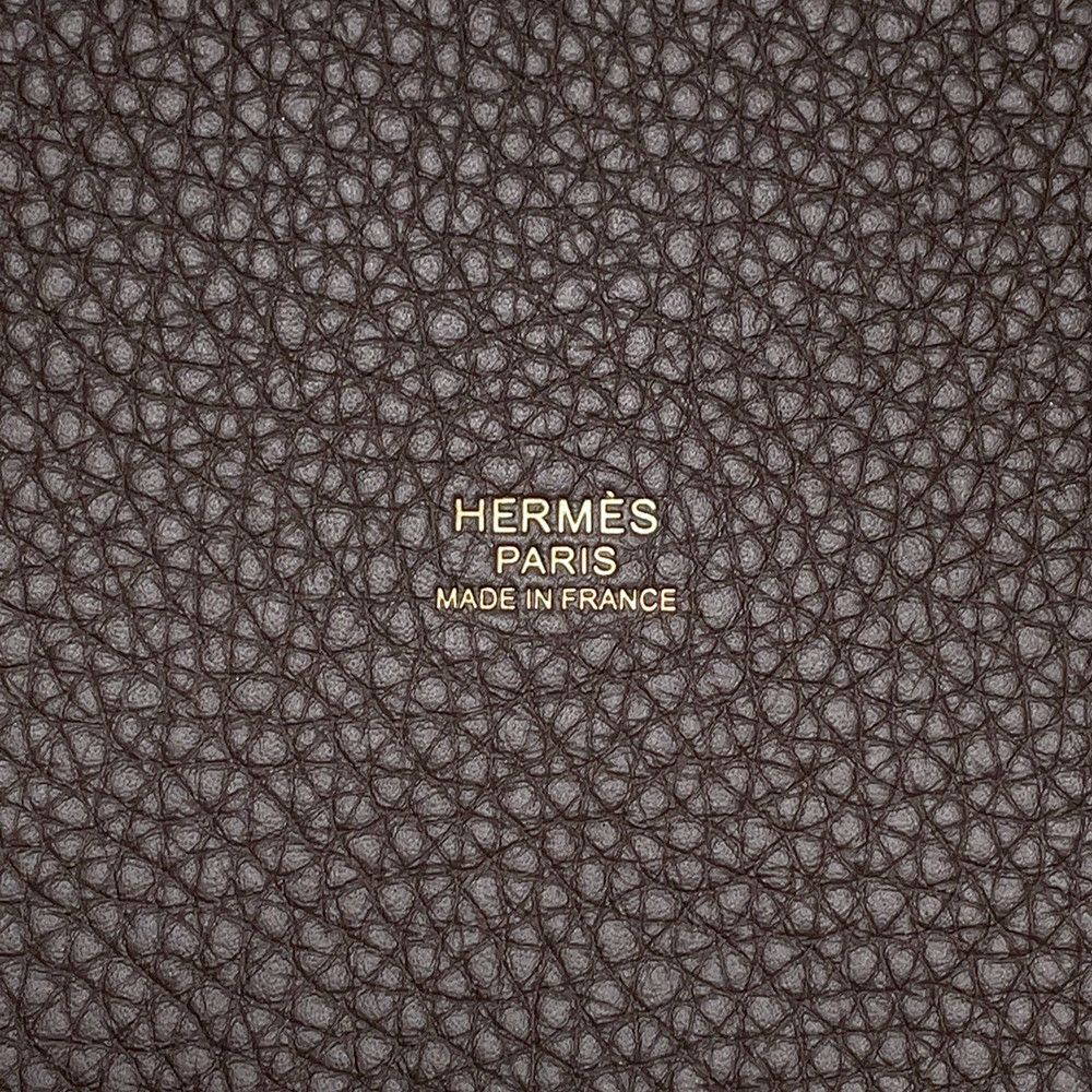 エルメス ハンドバッグ ピコタンロックPM エベンヌ/ゴールド金具 トリヨンクレマンス W刻印