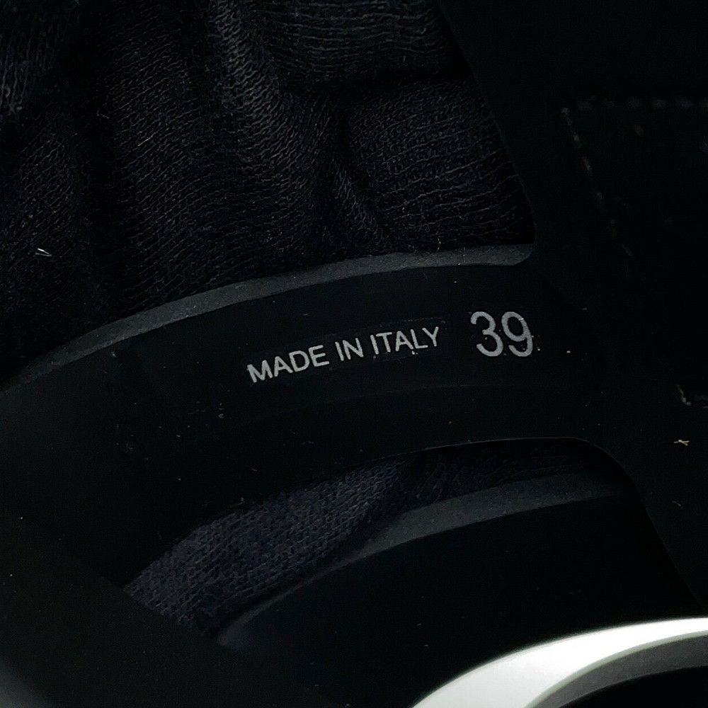 ミュウミュウ サンダル プラットフォーム ラバー レディースサイズ39 5XX605 MIUMIU 靴 黒