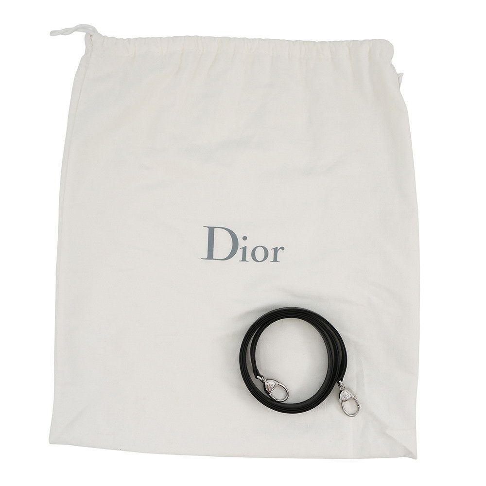 クリスチャン・ディオール ハンドバッグ レディディオール ミディアム ラムスキン CAL44551 Christian Dior 2way 黒