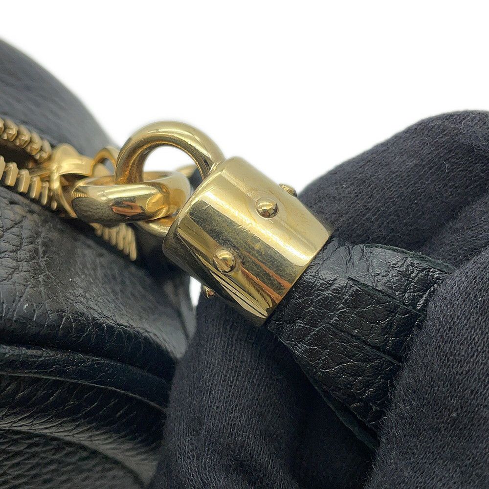 グッチ ショルダーバッグ ソーホー インターロッキングG レザー 747779 GUCCI アウトレット品 タッセル 黒