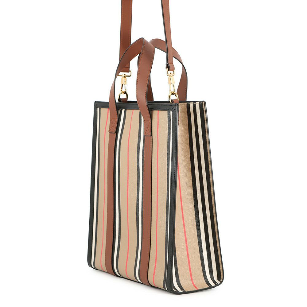 バーバリー トートバッグ アイコンストライプ PVC 8078433 BURBERRY 2way