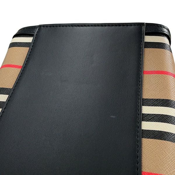 バーバリー トートバッグ アイコンストライプ ブックトート PVC 80730571 BURBERRY