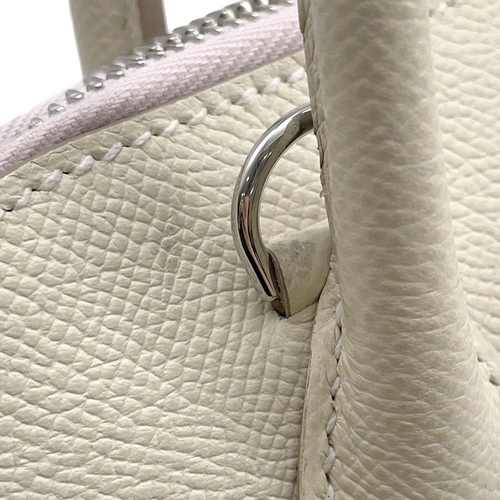 エルメス ボリード1923 25 トリコロール クレ/モーヴペール/ゴールド/シルバー金具 エプソン B刻印 2wayショルダー