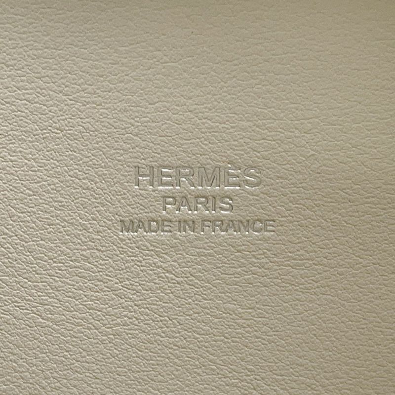 エルメス ボリード1923 25 トリコロール クレ/モーヴペール/ゴールド/シルバー金具 エプソン B刻印 2wayショルダー