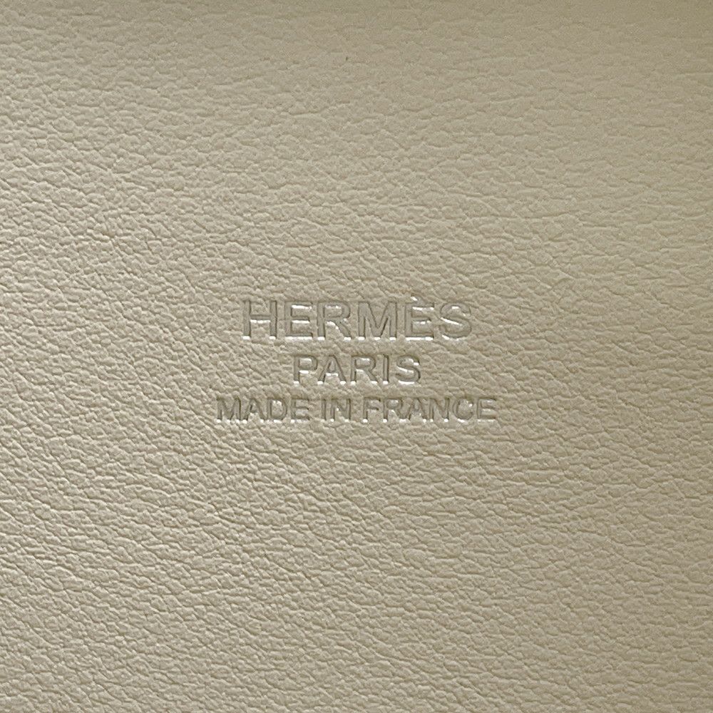 エルメス ボリード1923 25 トリコロール クレ/モーヴペール/ゴールド/シルバー金具 エプソン B刻印 2wayショルダー