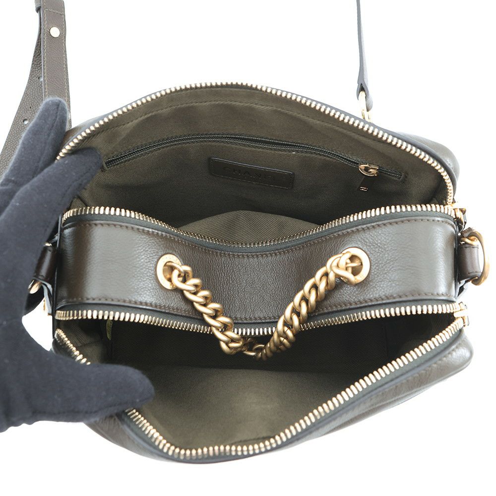 シャネル ショルダーバッグ ココマーク レザー CHANEL