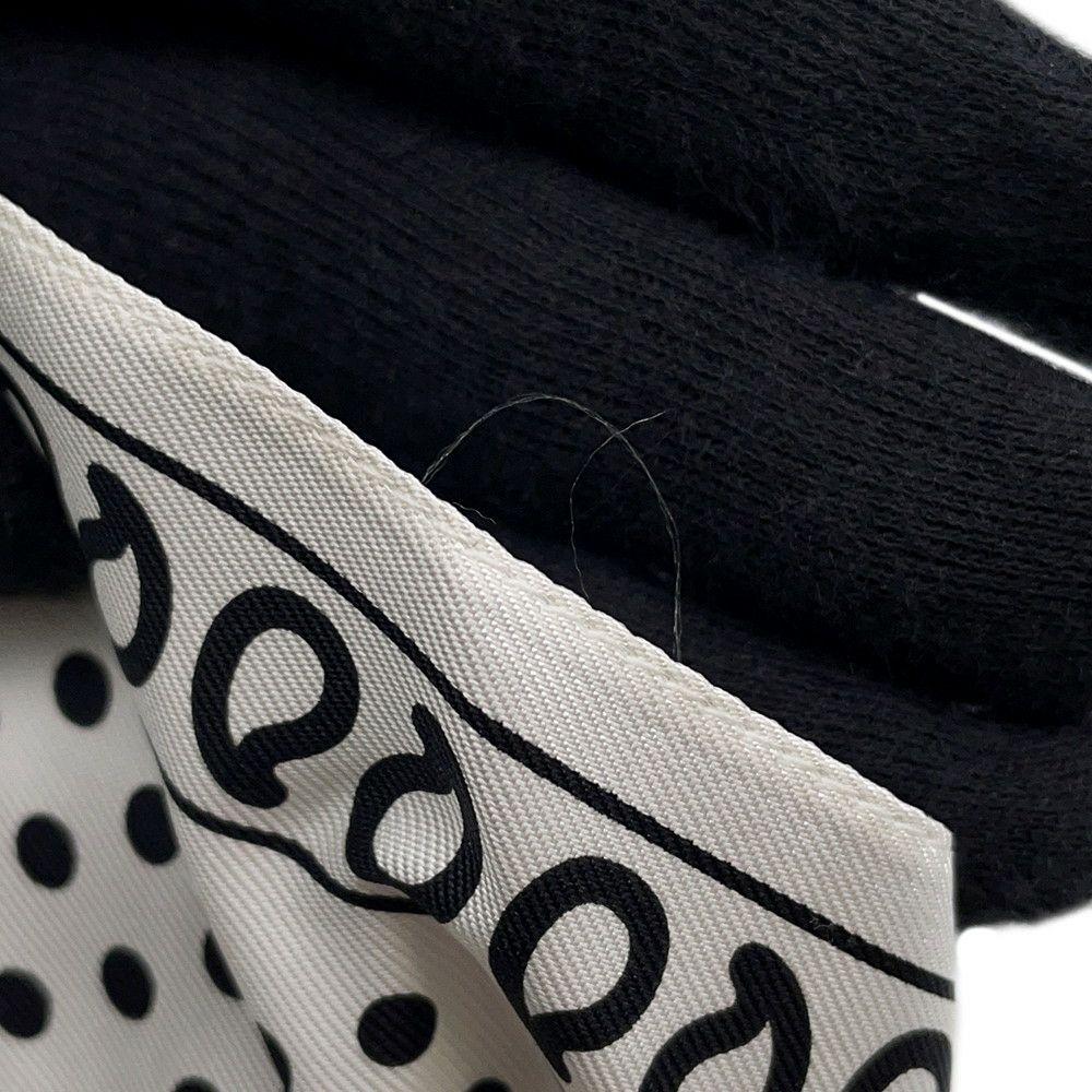 エルメス スカーフ カレ70 バンダナ フリル ブリッド・ドゥ・ガラ・ドット シルク HERMES 2024春夏 白 黒