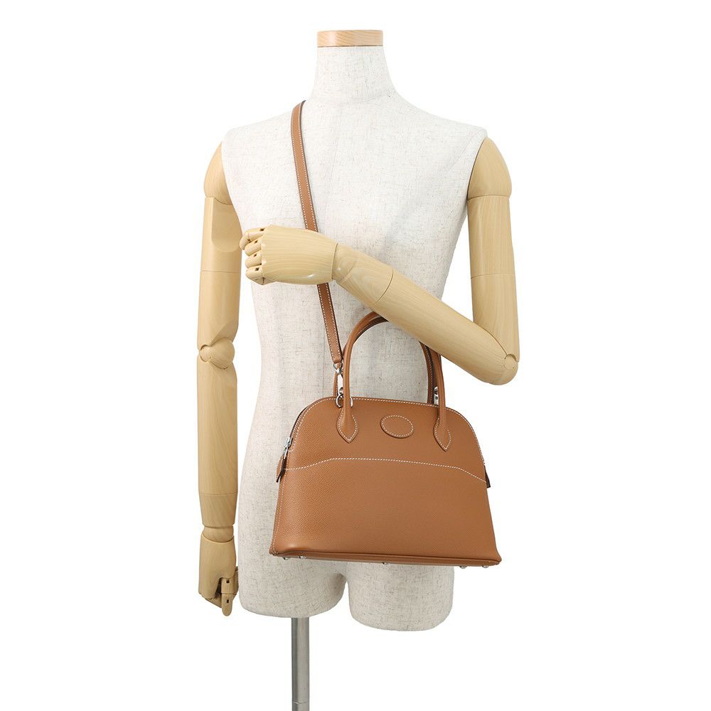 エルメス ハンドバッグ ボリード27 ゴールド/シルバー金具 エプソン Y刻印 2wayショルダー