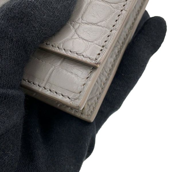 サンローランパリ チェーンウォレット ケイト タッセル クロコ型押しレザー 452159 SAINT LAURENT PARIS 財布