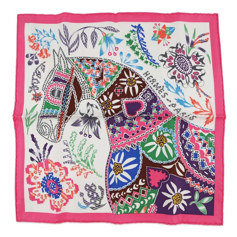 エルメス スカーフ カレ45 ガヴロッシュ オデュセウスを待ちながら ガヴロッシュ EN ATTENDANT ULYSSE HERMES シルク