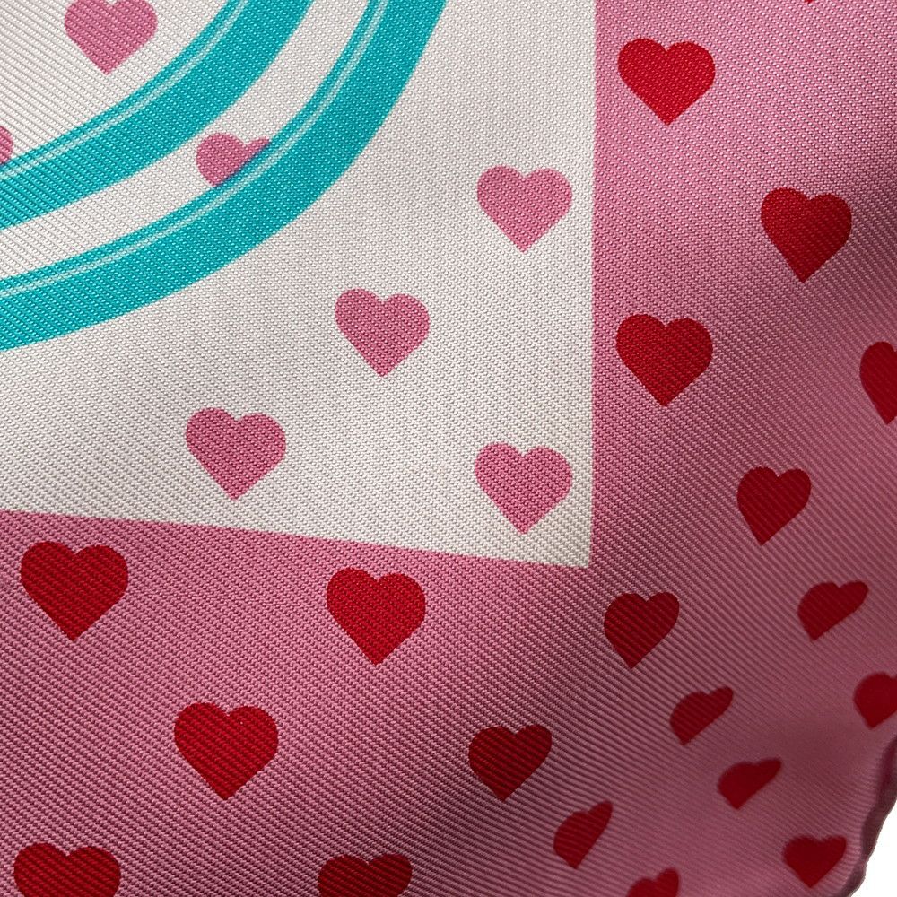 エルメス スカーフ カレ45 ブリッド・ドゥ・ガラ・ラヴ Brides de Gala love HERMES シルク ハート 2017年秋冬