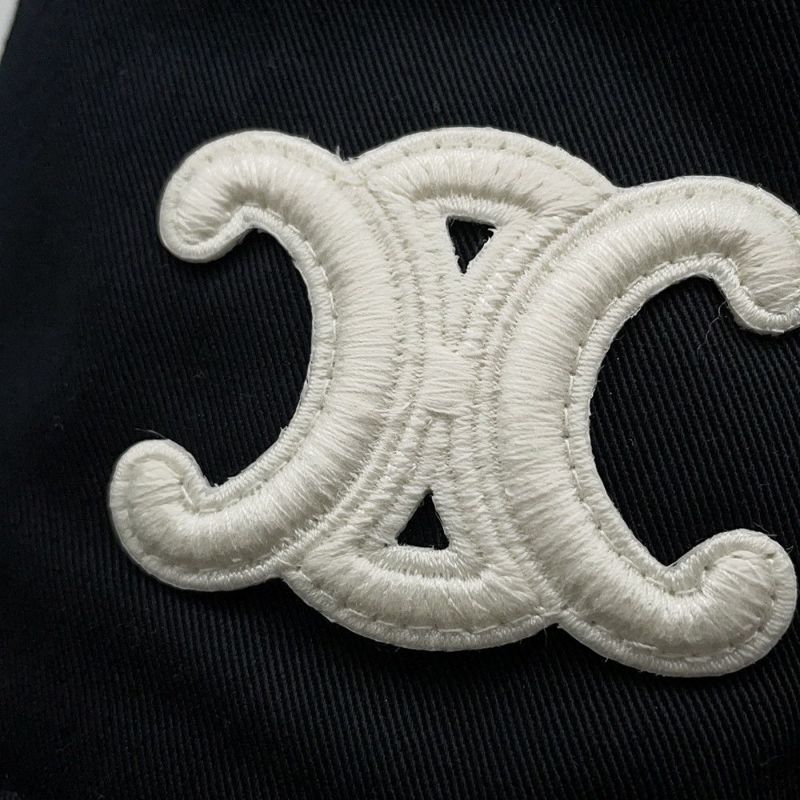 セリーヌ ハット トリオンフ バケットハット サイズL 2AUE5968P CELINE 帽子 黒