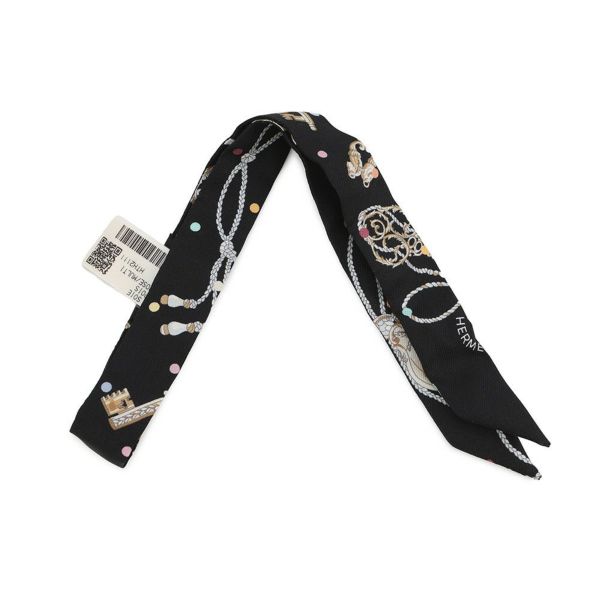 エルメス スカーフ ツイリー ドール レ・クレ・ア・ポア Les Cles A Pois HERMES シルクツイル 2022年春夏