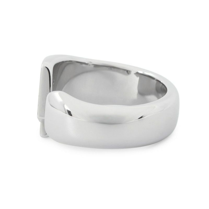 エルメス リング カルーゼル オランジュ・フィールド/シルバー金具 サイズT58 HERMES 指輪