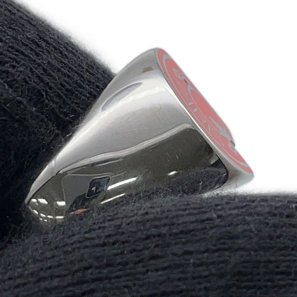 エルメス リング カルーゼル オランジュ・フィールド/シルバー金具 サイズT58 HERMES 指輪