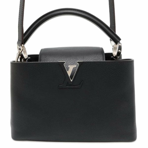 ルイヴィトン ハンドバッグ トリヨンレザー カプシーヌPM M42242 LOUIS VUITTON 黒 ブラック 2wayショルダーバッグ