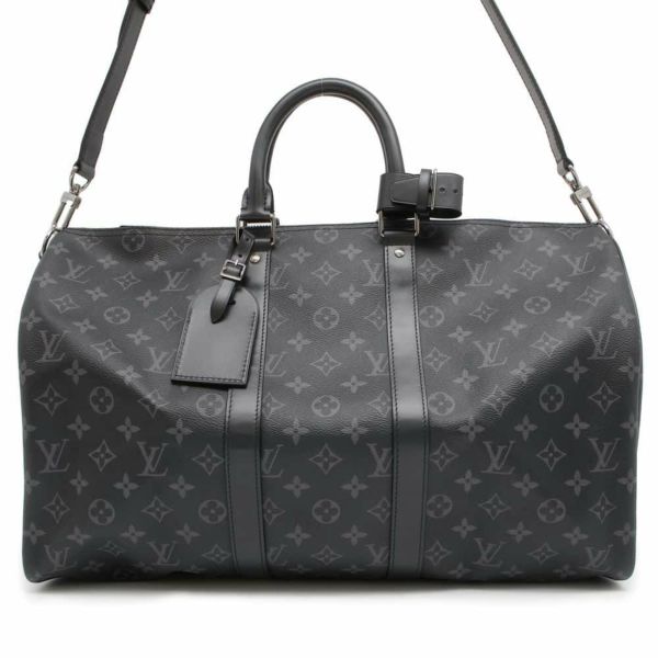 ルイヴィトン ボストンバッグ モノグラム・エクリプス キーボル・バンドリエール45 M40569 LOUIS VUITTON ブラック 黒 安心保証  | 中古・新品ブランド販売ギャラリーレア公式通販