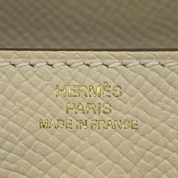 エルメス ケリーウォレット ロング トゥーゴー クレ/ゴールド金具 エプソン W刻印 HERMES 財布