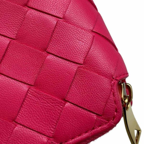 ボッテガヴェネタ キーケース イントレチャート ラウンドファスナー 690597 BOTTEGA VENETA