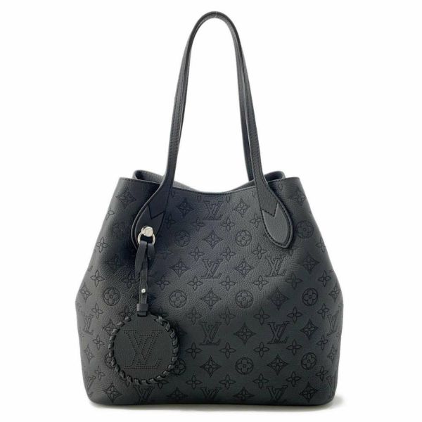 ルイヴィトン トートバッグ モノグラム・マヒナ ブロッサムMM M21851 LOUIS VUITTON 黒 ブラック