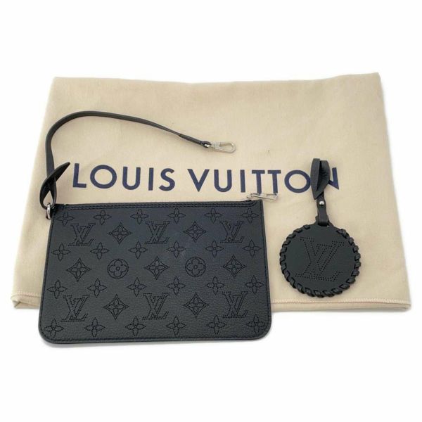 ルイヴィトン トートバッグ モノグラム・マヒナ ブロッサムMM M21851 LOUIS VUITTON 黒 ブラック