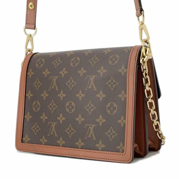 ルイヴィトン ショルダーバッグ モノグラム・リバース ドーフィーヌMM M45958 LOUIS VUITTON 2way 黒 ブラック