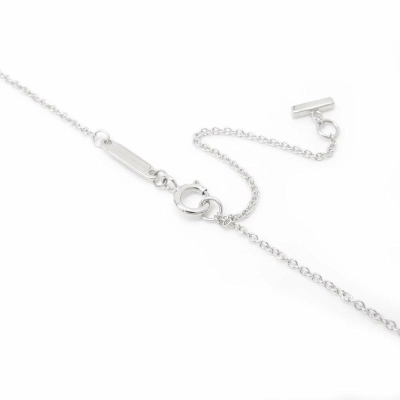 ティファニー ネックレス Tスマイル ペンダント ラージ ダイヤモンド 計0.19ct K18WGホワイトゴールド 60011655 ジュエリー