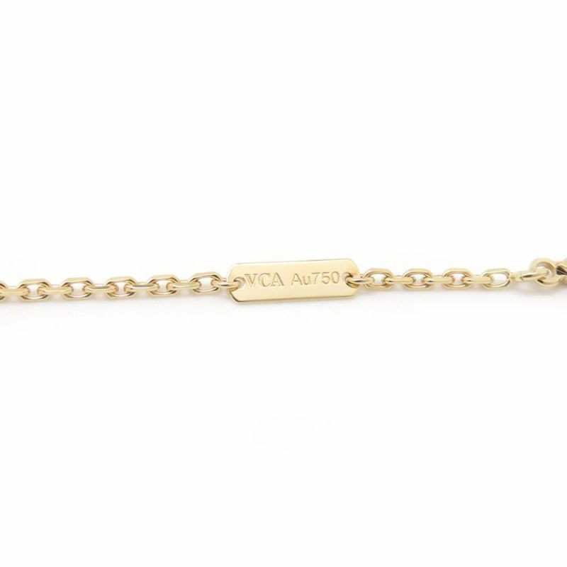 ヴァンクリーフ&アーペル ネックレス マジック アルハンブラ ロングネックレス 1モチーフ マラカイト K18YG VCARO3MG00