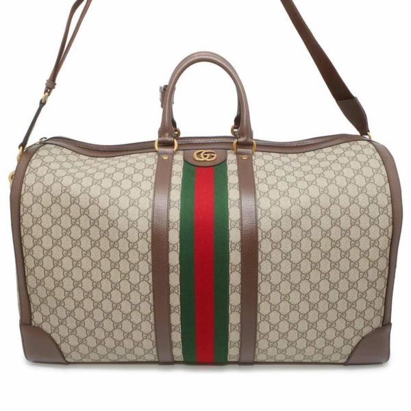 グッチ ボストンバッグ GGスプリームキャンバス ウェブ 724567 GUCCI 2wayショルダーバッグ 旅行用 トラベル