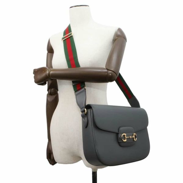 グッチ ショルダーバッグ ホースビット 1955 レザー 700457 GUCCI バッグ