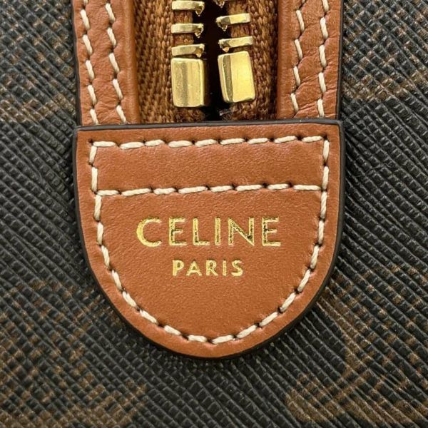 セリーヌ ハンドバッグ トリオンフ スモール ボストンバッグ 197582 CELINE 2wayショルダーバッグ ブラウン