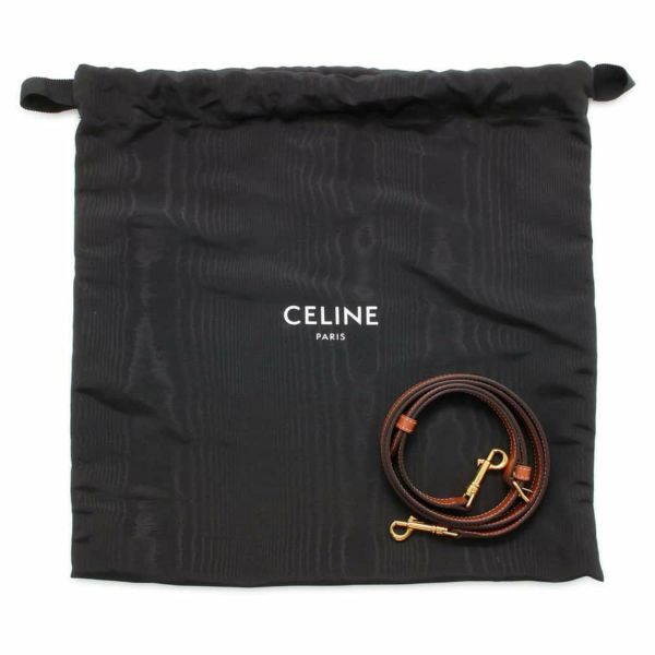 セリーヌ ハンドバッグ トリオンフ スモール ボストンバッグ 197582 CELINE 2wayショルダーバッグ ブラウン