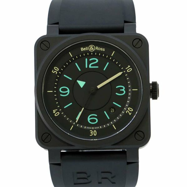 ベル&ロス BR 03-92 BI-COMPASS 世界限定999本 BR0392-IDC-CE/SRB Bell&Ross 腕時計 黒文字盤