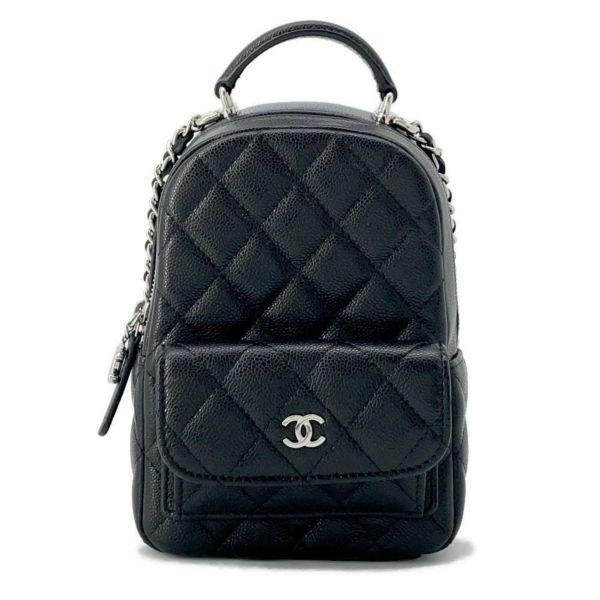 シャネル リュック マトラッセ ココマーク キャビアスキン ミニ AP3753 CHANEL バッグ バックパック 黒