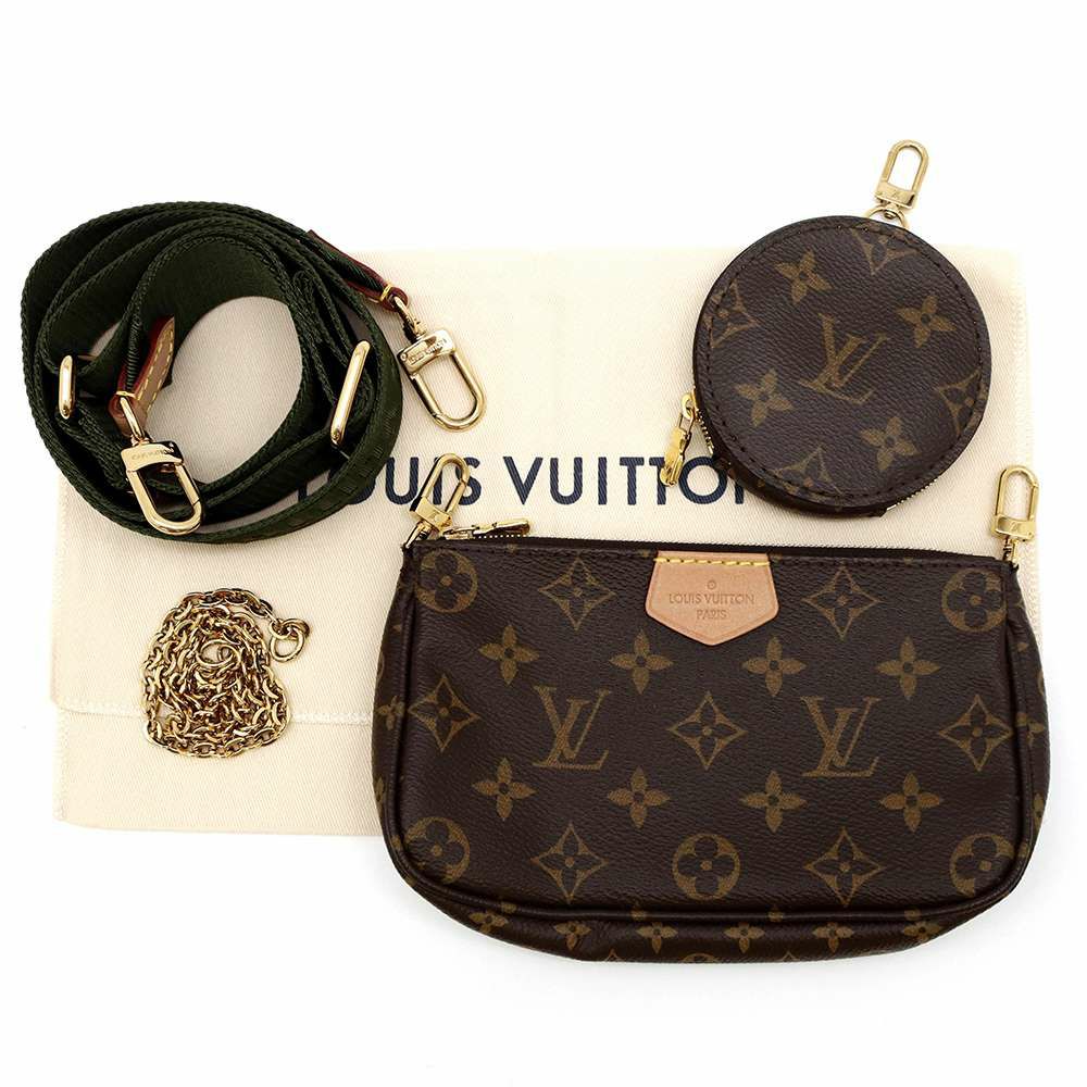 ルイヴィトン ショルダーバッグ モノグラム ミュルティ・ポシェット・アクセソワール M44813 LOUIS VUITTON アクセサリーポーチ