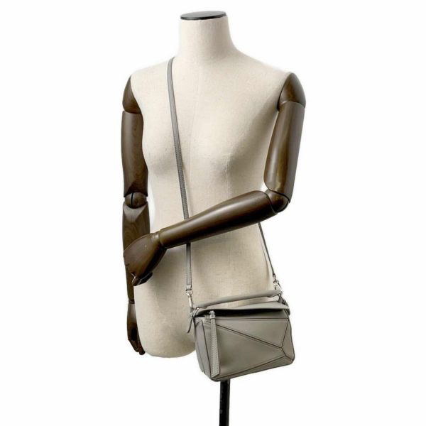 ロエベ ハンドバッグ パズルバッグ ミニ カーフレザー A510U95X58 LOEWE 2wayショルダーバッグ