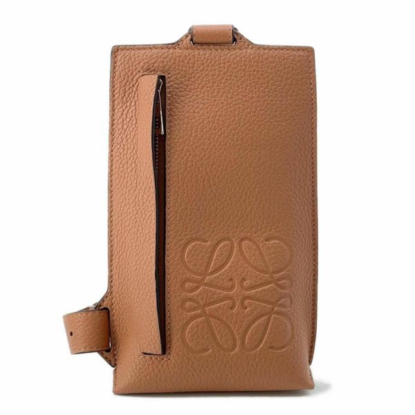 ロエベ ショルダーバッグ バーティカル Tポケット レザー C500P02X02 LOEWE