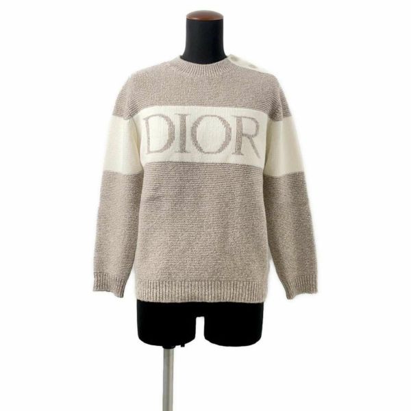 クリスチャン・ディオール セーター ロゴ 子供用 ウール キッズサイズ12 Christian Dior トップス ニット