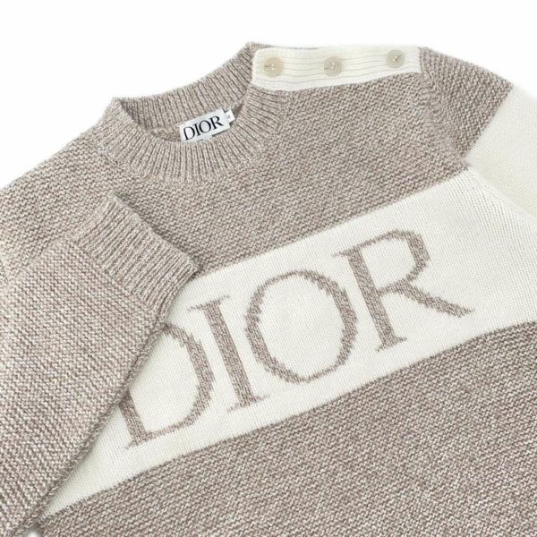 クリスチャン・ディオール セーター ロゴ 子供用 ウール キッズサイズ12 Christian Dior トップス ニット