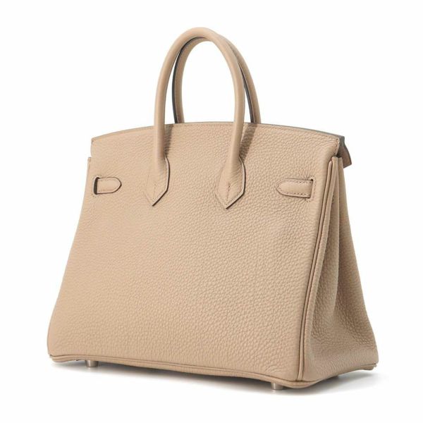 エルメス バーキン25 ベージュマルファ/シルバー金具 トゴ B刻印 HERMES Birkin ハンドバッグ