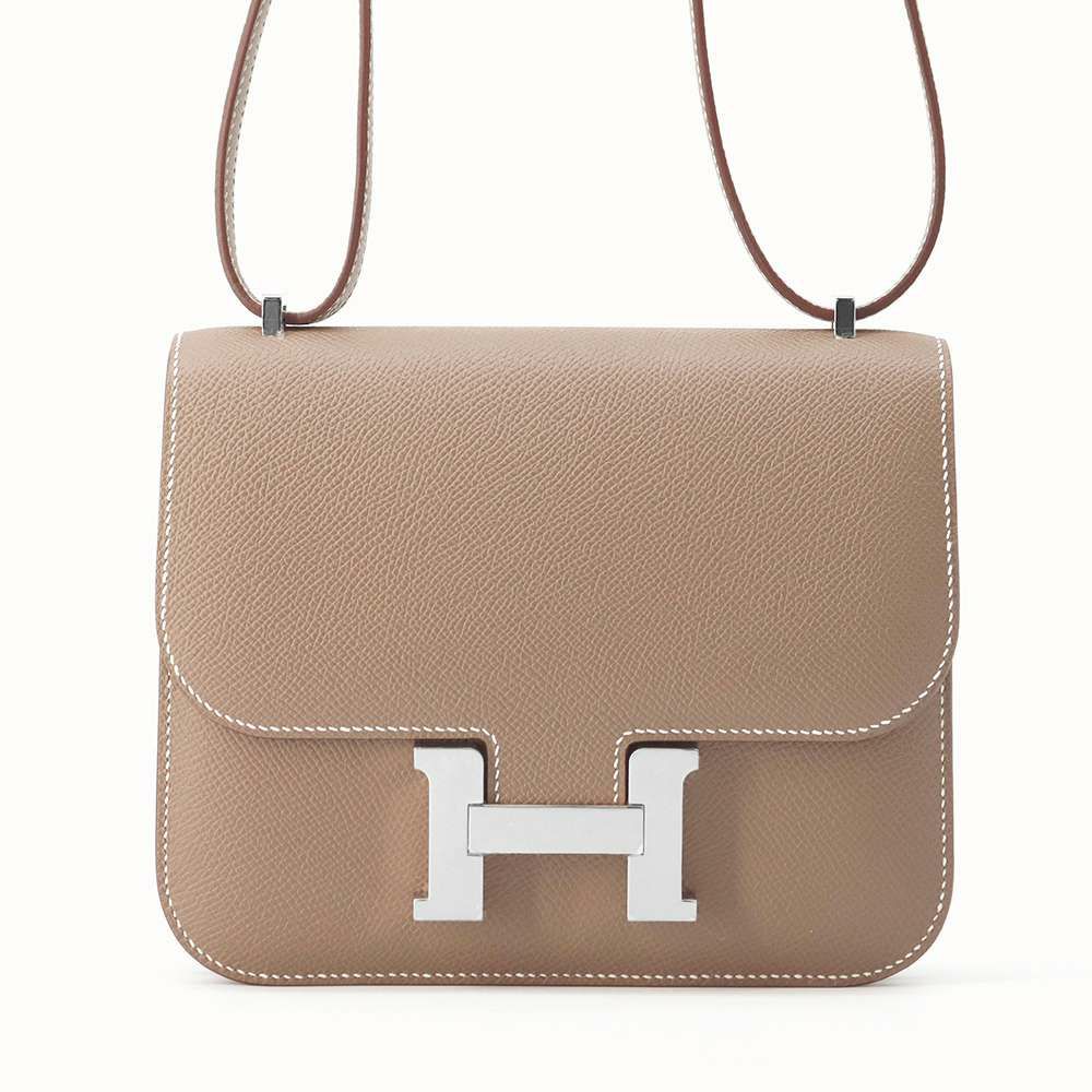 エルメス ミニ コンスタンス3 ミロワール エトゥープ/シルバー金具 エプソン W刻印