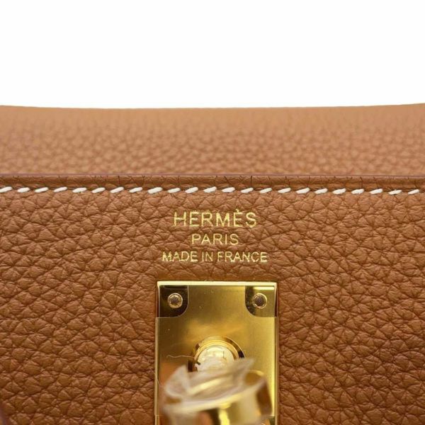 エルメス ハンドバッグ ケリー25 内縫い ゴールド/ゴールド金具 トゴ W刻印 HERMES 2wayショルダー