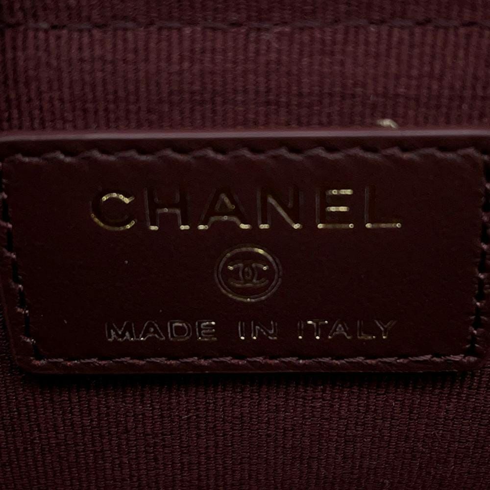 シャネル コインケース マトラッセ ココマーク ソフトキャビアスキン AP3179 フラグメント カードケース 黒