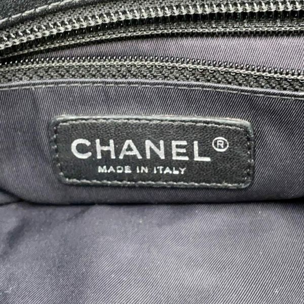 シャネル トートバッグ パリビアリッツ トートPM マトラッセ ココマーク スモール A34208 CHANEL 黒