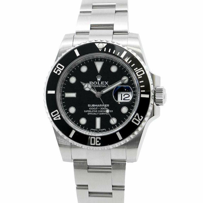 ロレックス サブマリーナ デイト ランダムシリアル ルーレット 116610LN ROLEX 腕時計 ウォッチ 黒文字盤