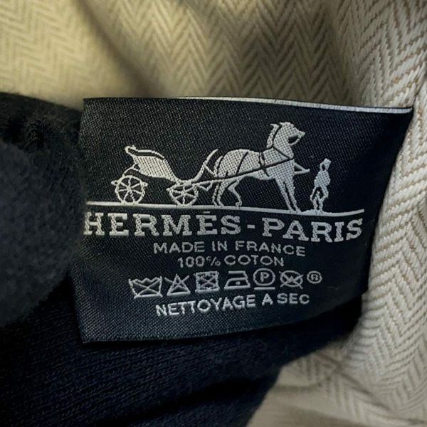 エルメス ポーチ ブリッド・ア・ブラックPM ネイビー/グリーン/シルバー金具 キャンバス HERMES