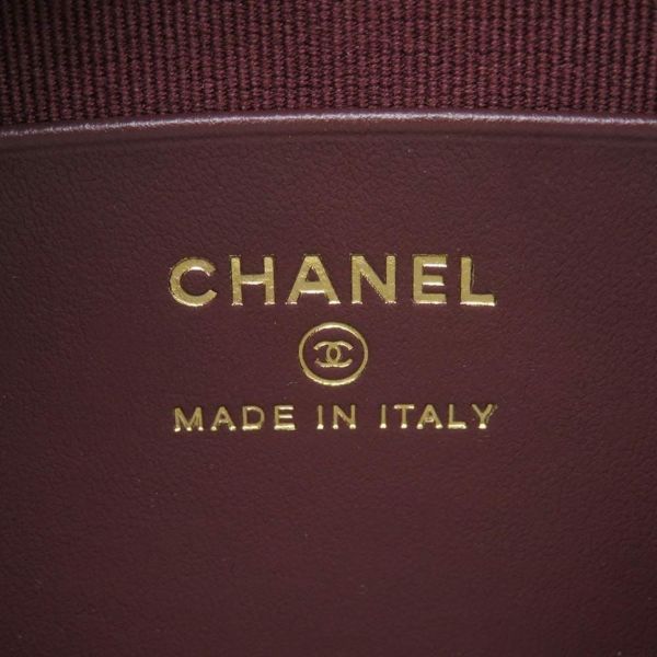 シャネル チェーンショルダーバッグ マトラッセ ココマーク キャビアスキン AP3998 CHANEL 黒